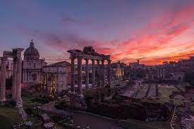Sunrise in Rome